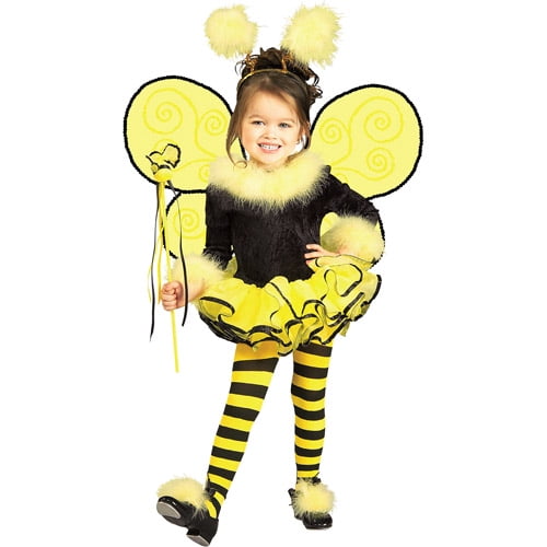 CHILDRENS BUMBLEBEE FANCY DRESS UP COSTUME WINGS WAND HALLOWEEN GIRL CHILD FUN CHILDRENS BUMBLEBEE FANCY DRESS UP COSTUME WINGS WAND HALLOWEEN GIRL CHILD FUN